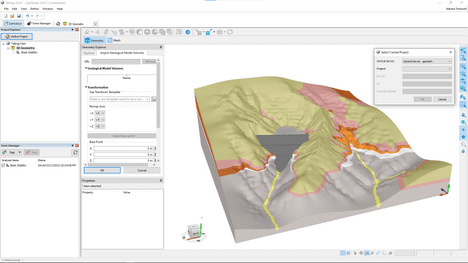 GeoStudio最新推出Slope3D，对土壤和岩石边坡进行复杂的三维极限平衡稳定性分析