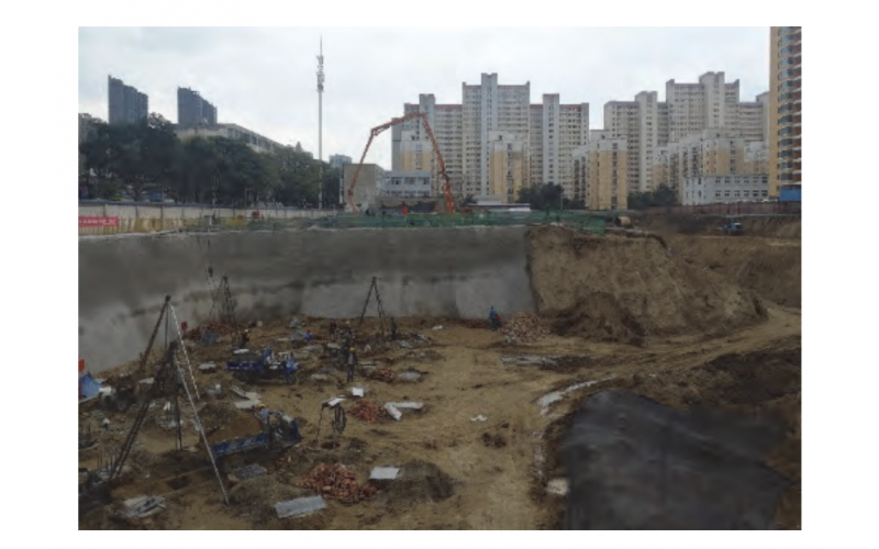 “一桩两用”新型支护结构在某深基坑支护中的 应用分析