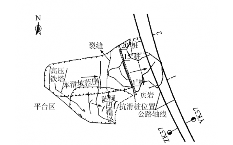 降雨条件下酉阳大涵边坡滑动机制研究